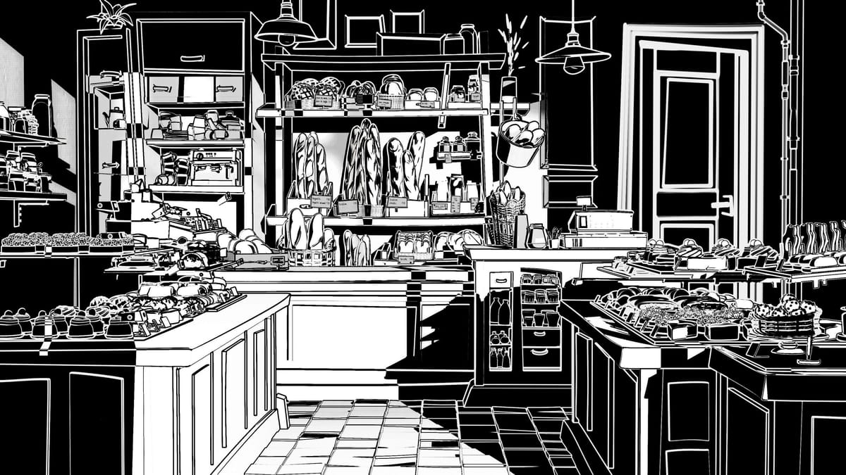 From French Bakery to Film Noir: How I Created a Sin City-Inspired Render