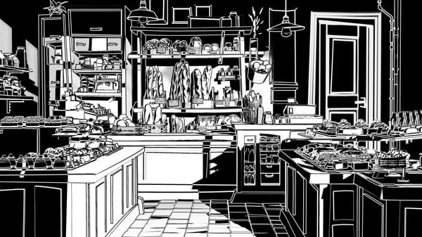 From French Bakery to Film Noir: How I Created a Sin City-Inspired Render